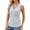 Grey, variant on Vest Tops for Women Summer Tops Women's V Neck Sleeveless Button Slim Vest Fashionable Casual Top A New Day Tops for Women