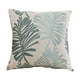 thumbnail image 2 of Funda de almohada grande de terciopelo de 45 x 45 cm | Suave, transpirable y lavable, para cama, sofá, playa | Café, gris, verde y naranja, 2 of 6