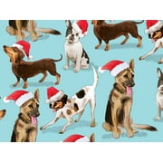 Pack of 1, Happy Howlidays Wrapping Paper 26" x 833', Full Ream Roll for Celebration, Party, Holiday, Birthday and Events, Made in USA