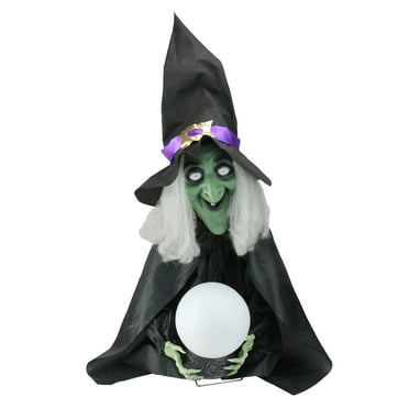 Northlight Lighted Fortune Telling Witch Halloween Decoration - 26"