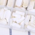 thumbnail image 3 of 500pcs Artificial French Nail Tips Full Cover False Nails Artificial Tips with Box for Art Salons Home DIY Manicure(White), 3 of 3