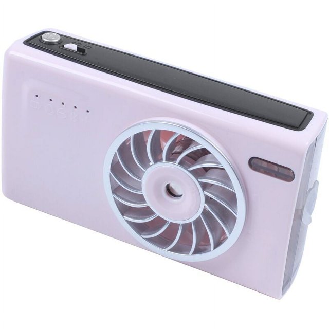 Ventilador de enfriamiento con batería, ventilador de niebla, cámara personal, ventiladores portátiles recargables por USB, humidificador eléctrico para exteriores