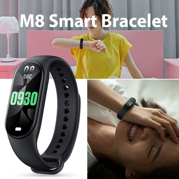 Fitness Tracker Wristband Bluetooth Compatible Smart Band Reloj de pulsera de moda Hugtrwg Para estrenar Walmart en linea