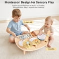 thumbnail image 4 of OATHX Toy Drum Xylophone Baby Music Kit Montessori Drum Set Musical Instruments for Toddler and Preschool Toys, 4 of 8