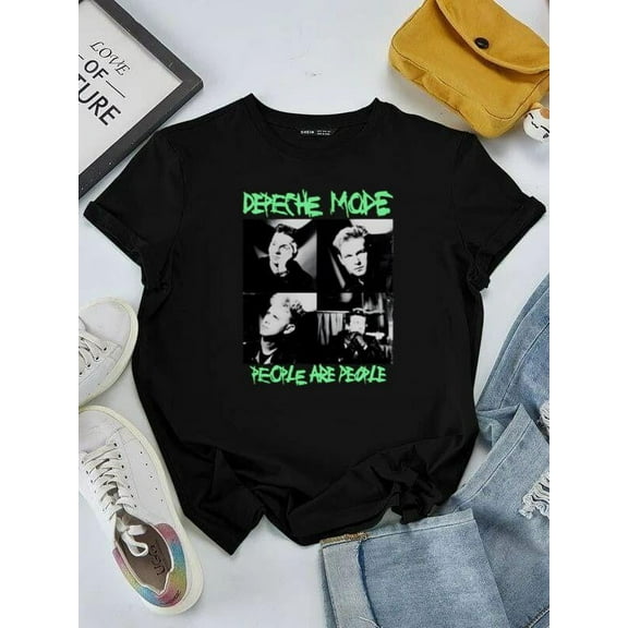 Depeche Mode The Band People Are People Music Graphic Unisex Tee, for men & women, up to size 5XL