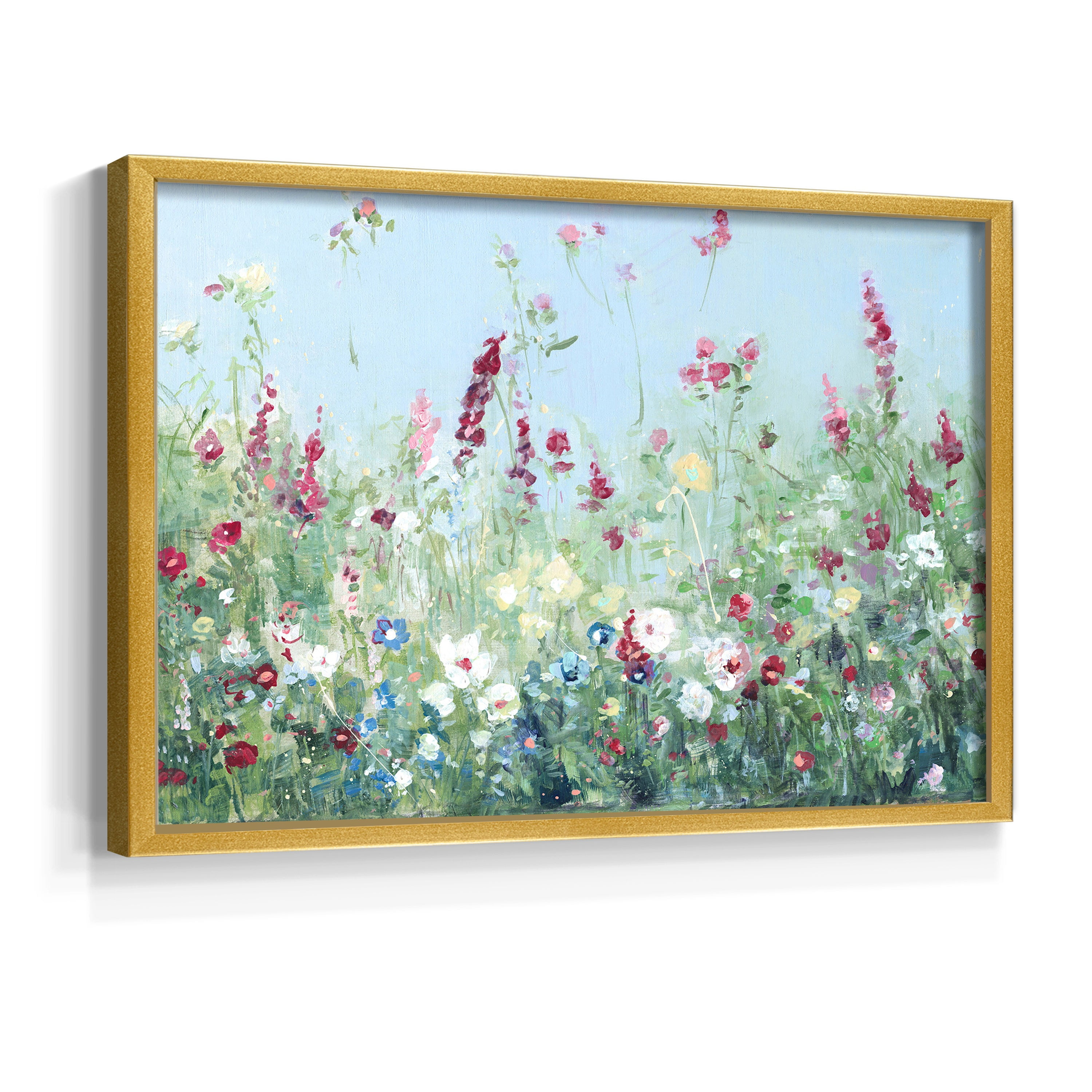 Sweet Summer Meadow by Sally Swatland - Restickable Framed Giclée Print