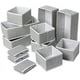 thumbnail image 1 of Organizador de cajones plegable no tejido para ropa interior, sujetadores, corbatas y calcetines Caja de almacenamiento con compartimento para ahorrar espacio, 12 piezas, gris, 1 of 5