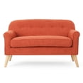 thumbnail image 2 of Polyester Loveseat with Hand - Crafted Elements / Modern and Elegant, 2 of 5