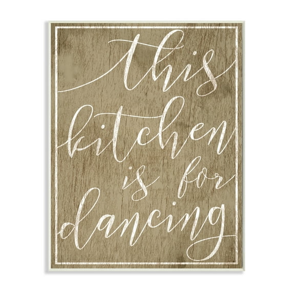 Stupell IndustriesThis Kitchen is For DancingWall Plaqueby Daphne Polselli