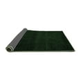 thumbnail image 2 of Ahgly Company Indoor Round Abstract Emerald Green Modern Area Rugs, 5' Round, 2 of 4