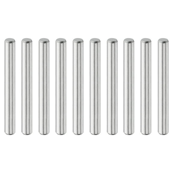 Uxcell 10 Pcs 5 mm x 45 mm Dowel Pins, 316L Stainless Steel Cylindrical Dowel Pins Shelf Support Peg Pin Rod Fasten Elements Metal Shelf Pegs Silver Tone