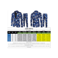 thumbnail image 2 of Christmas Suits for Mens, 2PCS Ugly Xmas Santa Claus Snowflake Print Suit Jacket Blazers Party Tuxedo Pants Sets, 2 of 9