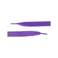 thumbnail image 3 of Women's Extra Wide Shoestrings Flat Satin Ribbon Shoelaces for Sneakers 2 Pairs Dark Purple 80cm/31.5", 3 of 4