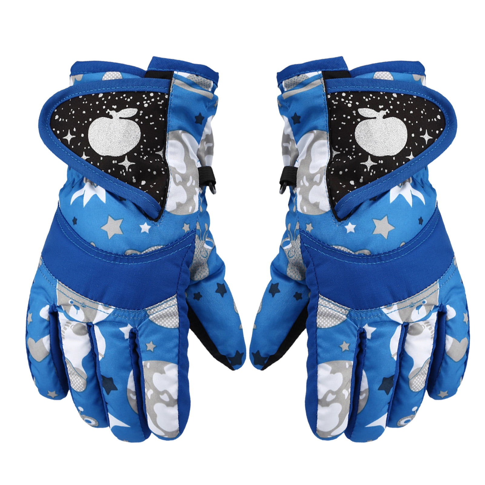 Boys Ski Gloves -30°F Waterproof Touch Screen Snowboard Gloves for Men Women Warm Winter Gloves for Cold Weather Girls Youth 