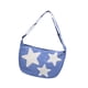 thumbnail image 4 of Bolso bandolera informal para mujer, bolso de mano tipo hobo, bolso de hombro para mujer Azul, 4 of 9