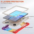 thumbnail image 2 of Funda protectora de color para Samsung Tab S7 Plus de 12,4 pulgadas con soporte para bolígrafo, anillo ajustable grande y protección contra golpes., 2 of 5