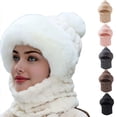 thumbnail image 2 of 1 Piece Women's Winter Windproof Balaclava Hat and Neck Warmer - Convertible Full Face Mask, Foldable Mask, Suitable for Cycling, Snow Sports, Outdoor Activities, 2 of 9