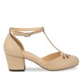 thumbnail image 2 of Chase & Chloe Women's Vintage-Inspired T-Strap Chunky Heel Mary Jane Pumps with Cutout Detail, 2 of 3