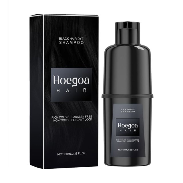 Champú Champú para el cabello Champú suave no irritante hidratante y que cambia el cuero cabelludo para cabello negro (rojo/marrón/negro/púrpura) 100ml(Buy 2 Save 10%)