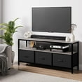 55 inch Bedroom Dresser TV Stand, Storage Entertainment Center with