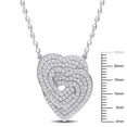 thumbnail image 2 of Everly Women's Created Sapphire Sterling Silver Necklace, 2 of 8