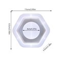 thumbnail image 5 of ZPAQI Custom Hexagonal Candle Holders Crafting Silicone Mold Durable Resin Moulds, 5 of 21