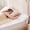 White, variant on Twin Size Bed Wedge Pillow for Headboard – Mattress Gap Filler (0–8") Helps Close Gap Between Headboard and Mattress, Prevents Pillows Falling, Wave Shape Design, White (39" x 10" x 6")