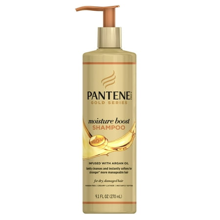 Pro Moisture - Pantene Pro-V Gold Series Moisture Boost Shampoo, 9.1 fl oz