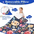 thumbnail image 3 of Pioneer Flower Floral Print Pattern Toddler Nap Mats for Kids Preschool,Sleeping Mat Bag or Kids,Toddler Sleeping Bag,Toddler Nap Mat or Daycare, 3 of 6
