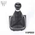 thumbnail image 1 of BUYISI 5/6 Speed Gear Shift Knob with Leather For Golf For Mk5 Mk6 For Jetta 2005-2014 5 Speed, 1 of 5