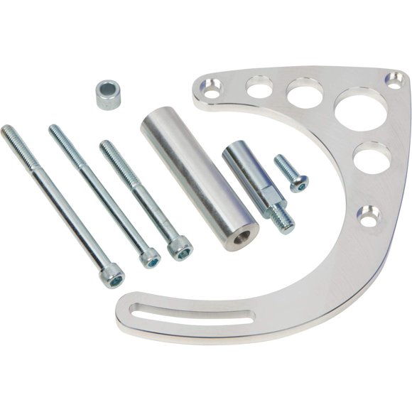 CVF Racing Ford 429/460 Support d'Alternateur à Gros Blocs (Compatible GM, Argent, Aluminium, Support de Bloc Moteur)
