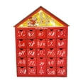 thumbnail image 1 of Rojo Adviento de cuenta de regresiva Calendario 24 Cajones 15 "H, 1 of 8