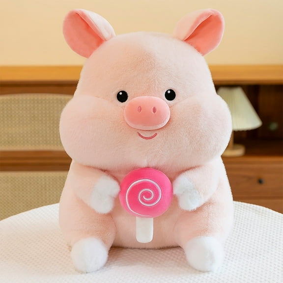 CQCYD Toys under $5 Pig Stuffed Animals Plush Toys, Cute Plushie Soft Cuddly Plushy Fluffy Toy, Gifts for Family Kids Girls Boys