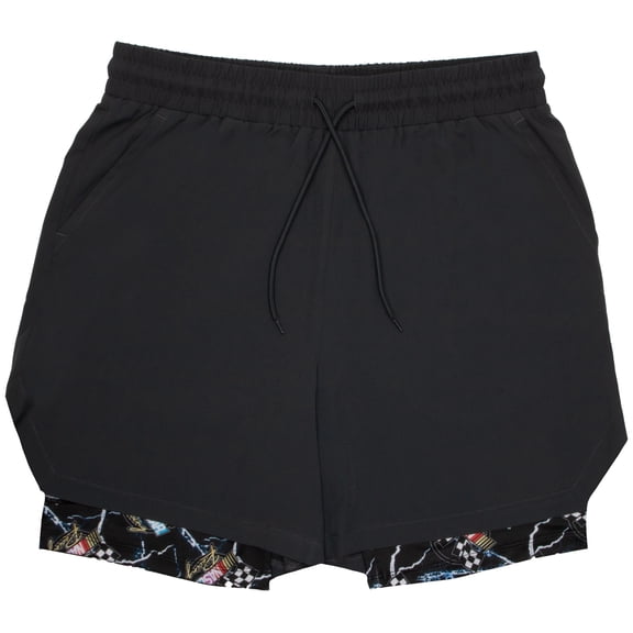 NASCAR Men’s 2-in-1 Stealth Running Shorts with Pockets, Athletic Workout Shorts for Men (Sizes S-XXXL)