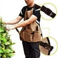 thumbnail image 4 of Garden Apron for Men Women with 14 Pockets, Gardening Tool Work Aprons, Durable Oxford Cloth Apron, DIY Enthusiasts - Quality:1 Piece;, 4 of 6