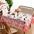 thumbnail image 4 of Valentine''s Day Tablecloth 60×84 Inch, Red Love Hearts Washable Table Cover for Party Picnic Dinner Decor, 4 of 6