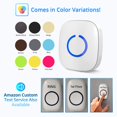 thumbnail image 4 of SadoTech Wireless Doorbell Kit - 1000-Foot Range - Model CXR (Matte Black CXRi), 4 of 8