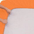 thumbnail image 4 of Premier Colorful Bed Sheet Set, Deep Pocket Microfiber 3 Piece Twin Sheets, Orange, 4 of 6