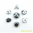 thumbnail image 2 of Juego de dados poliédricos Bescon Super Shiny Silver Metal BESCON DICE BESCON DICE, 2 of 5