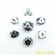 thumbnail image 2 of Juego de dados poliédricos Bescon Super Shiny Silver Metal BESCON DICE BESCON DICE, 2 of 5