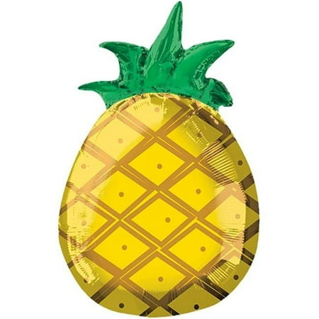Loftus International A3-7119 18 in. Tropical Pineapple Junior Shape Balloon