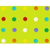 Pack of 1, Party Dots Gift Wrap 24" x 417' Gift Wrap Half Ream Roll for Holiday, Party, Kids' Birthday, Wedding & Special Occasion Packaging