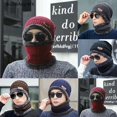 thumbnail image 2 of BuildAny 1Set Invierno Máscara Cuello Calentador Gorra De Punto Lana Esquí Baberos Sombrero Nieve Deporte Caliente Espesar Bufanda MX, 2 of 4