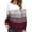 Red, variant on Women's Autumn And Winter New Casual Loose Striped Long Sleeve Versatile Pullover Sweater Junior Vintage Sweater Wear Women