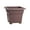 Brown, variant on Root & Vessel Countryside Tub Planter, White, 18"