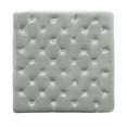 thumbnail image 5 of Linon Kacie Square Button Tufted Ottoman, Black/Gray Velvet, 5 of 8