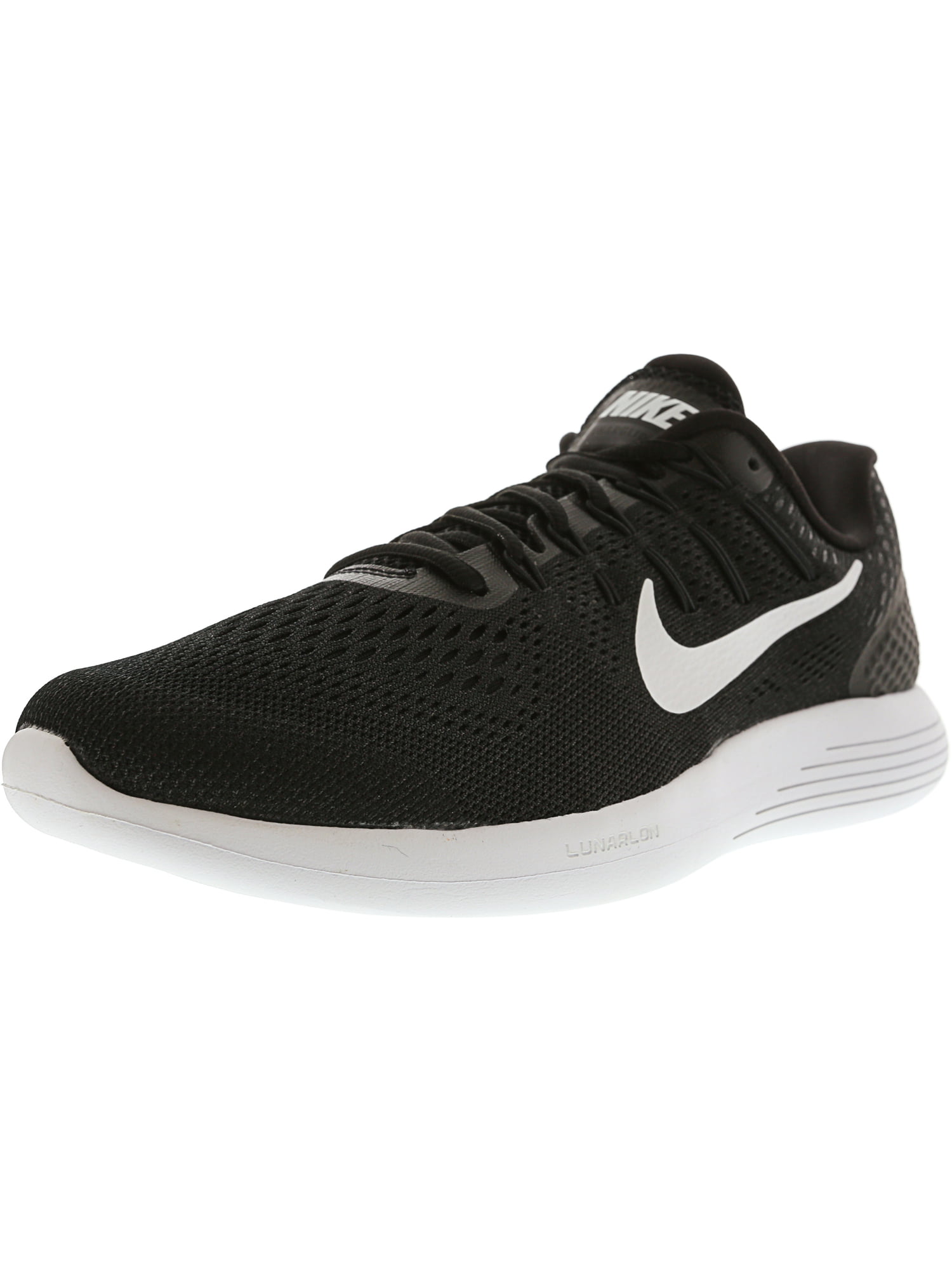 Nike Men's Lunarglide 8 Black / White-Anthracite Ankle-High Running Shoe - 9.5M -