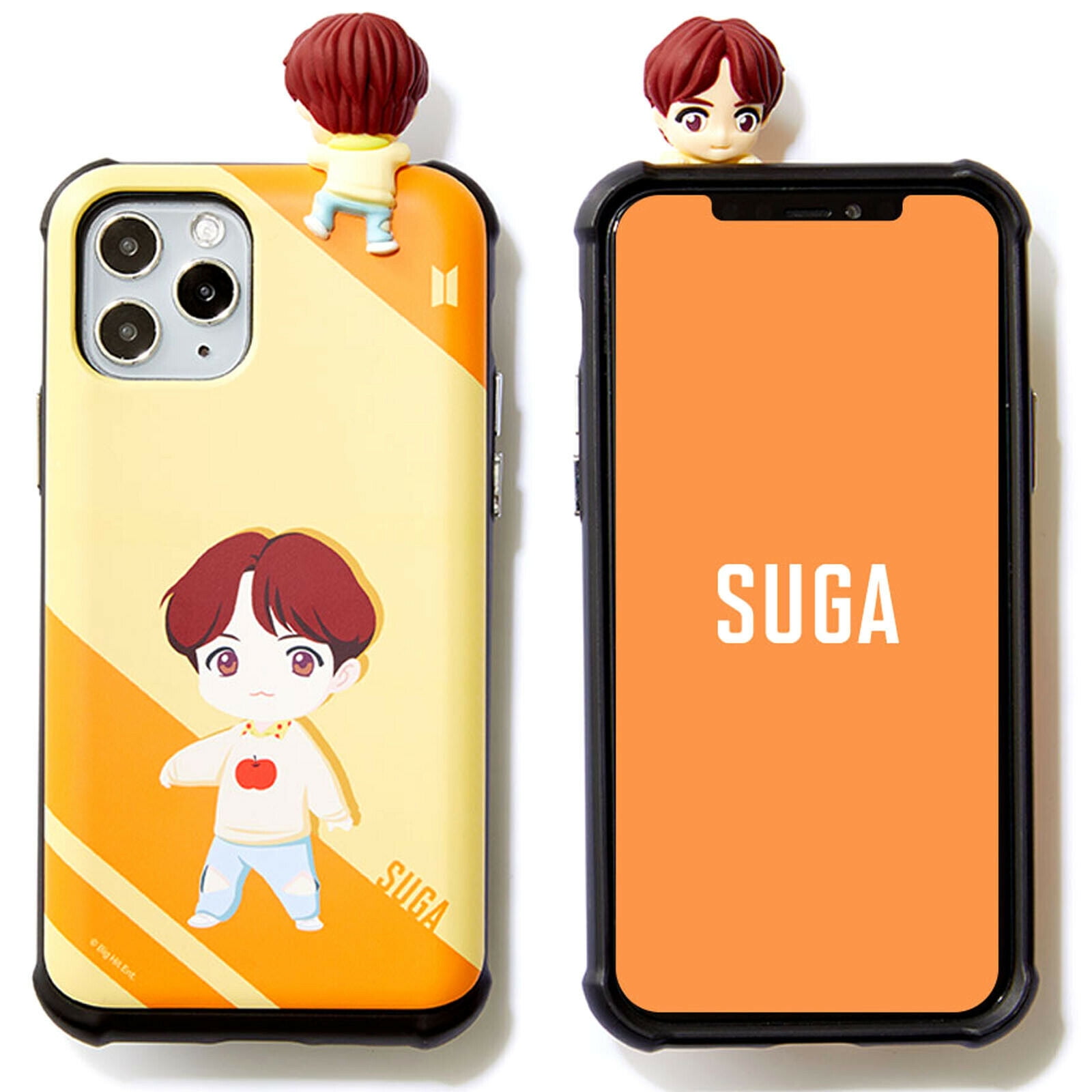 BTS SUGA Figure - Slim Protective Bumper Case Cover with Card Slot for