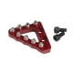 thumbnail image 4 of Punta del pedal del freno trasero de la motocicleta Accesorios para piezas de motocicleta Aleación de aluminio Rojo, 4 of 9