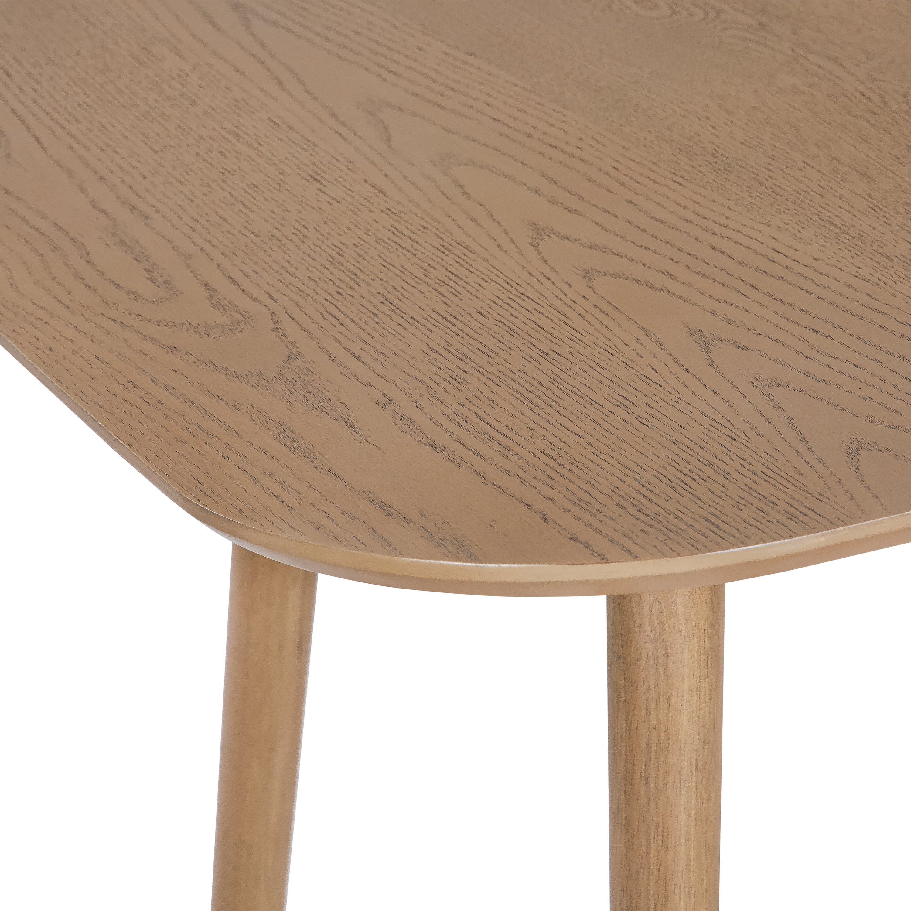 Euroco 35" Square Dining Table for 2, Solid Wood Kitchen Table for Dining Room, Small Space, Apartment,Home Office,Light Natural